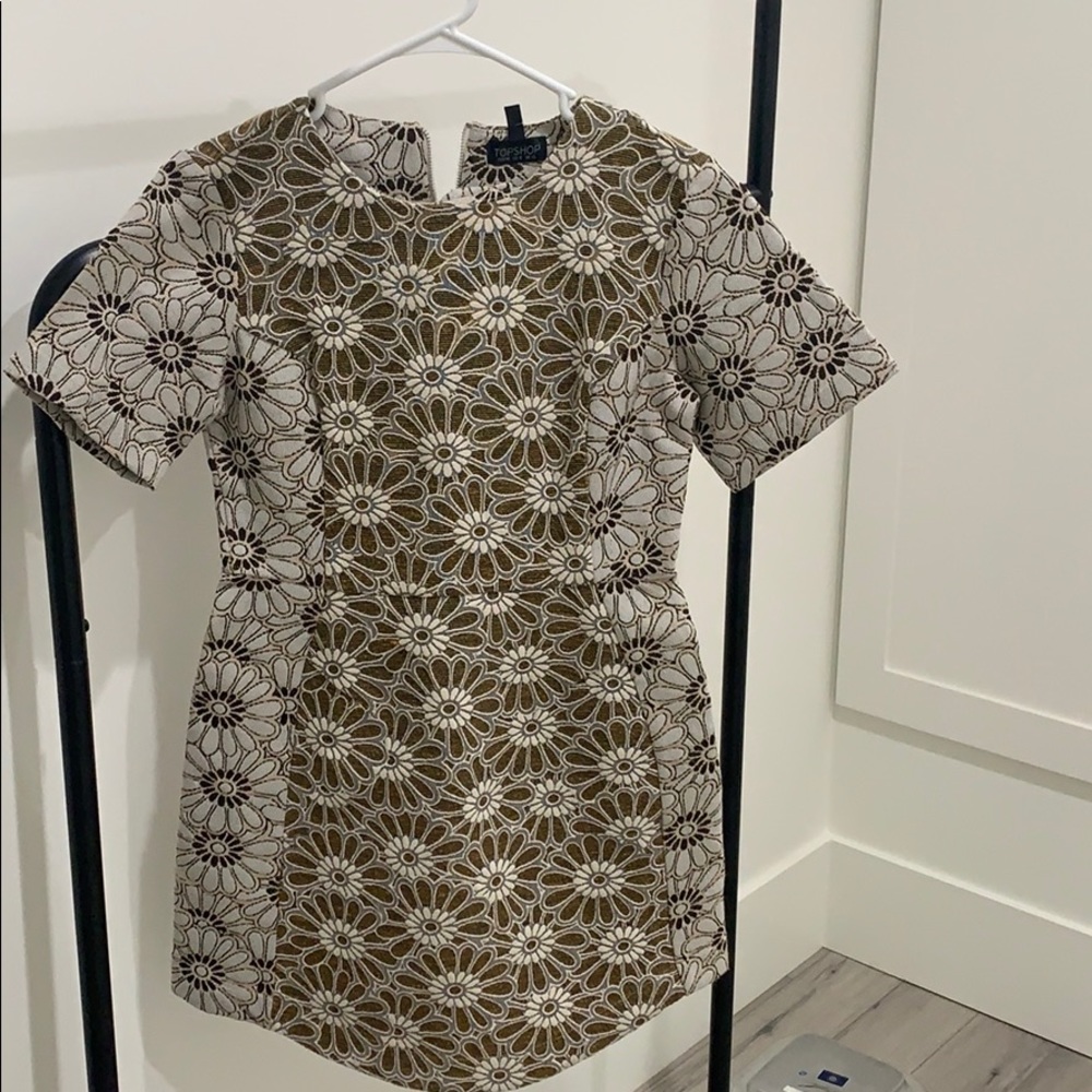 embroidered floral dress